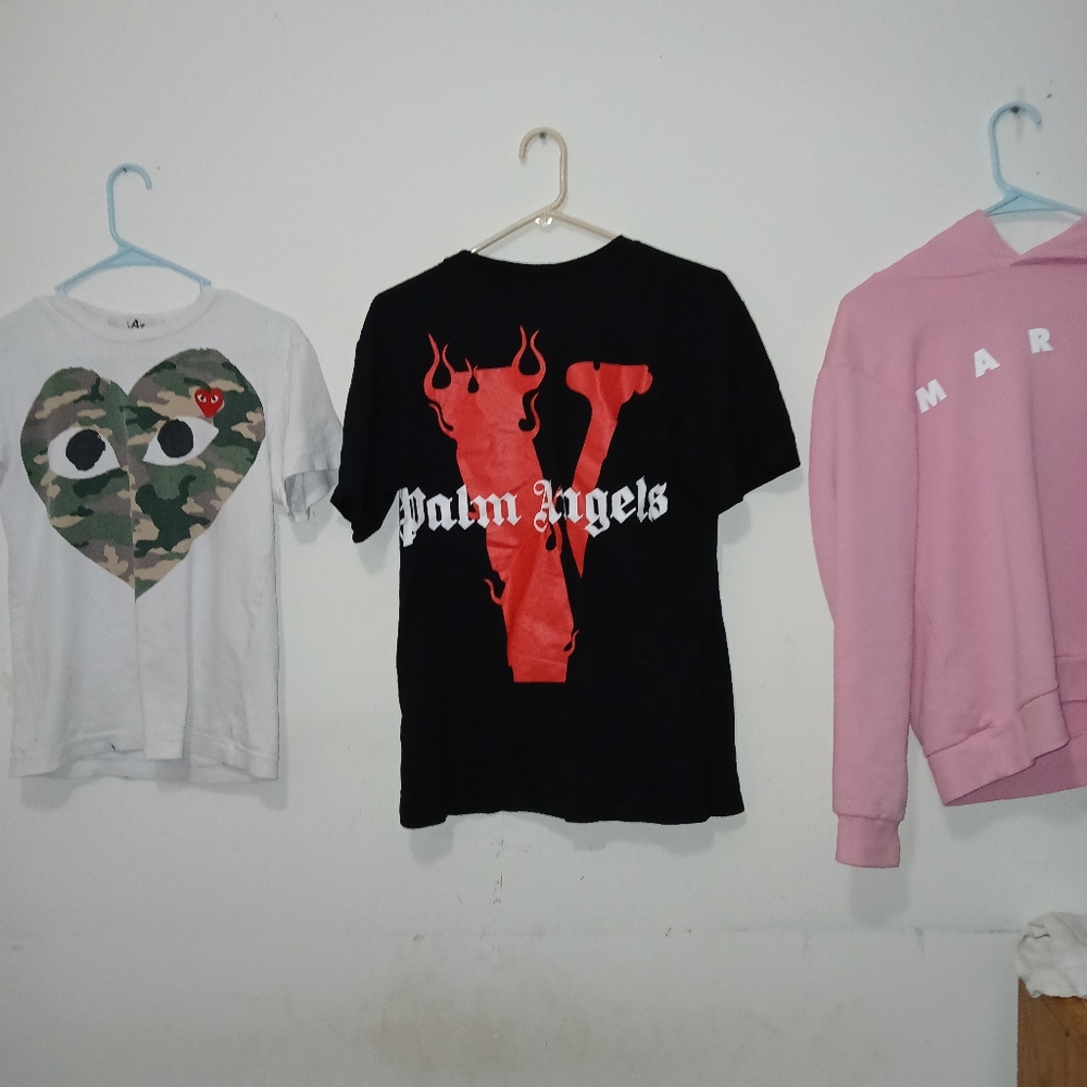 VLONE X Palm Angels T Shirt Small
